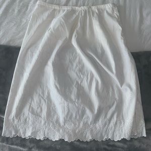 Vintage High-Waisted Slit Skirt